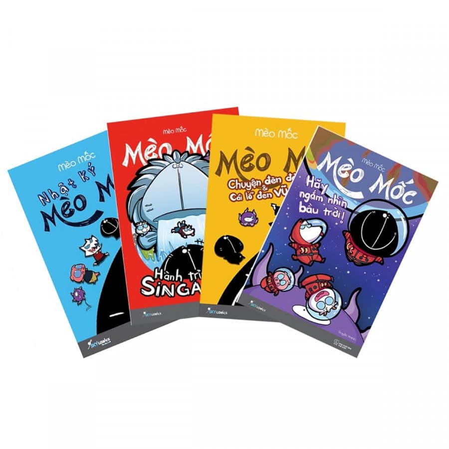 Combo Mèo Mốc Trọn Bộ 4 Cuốn