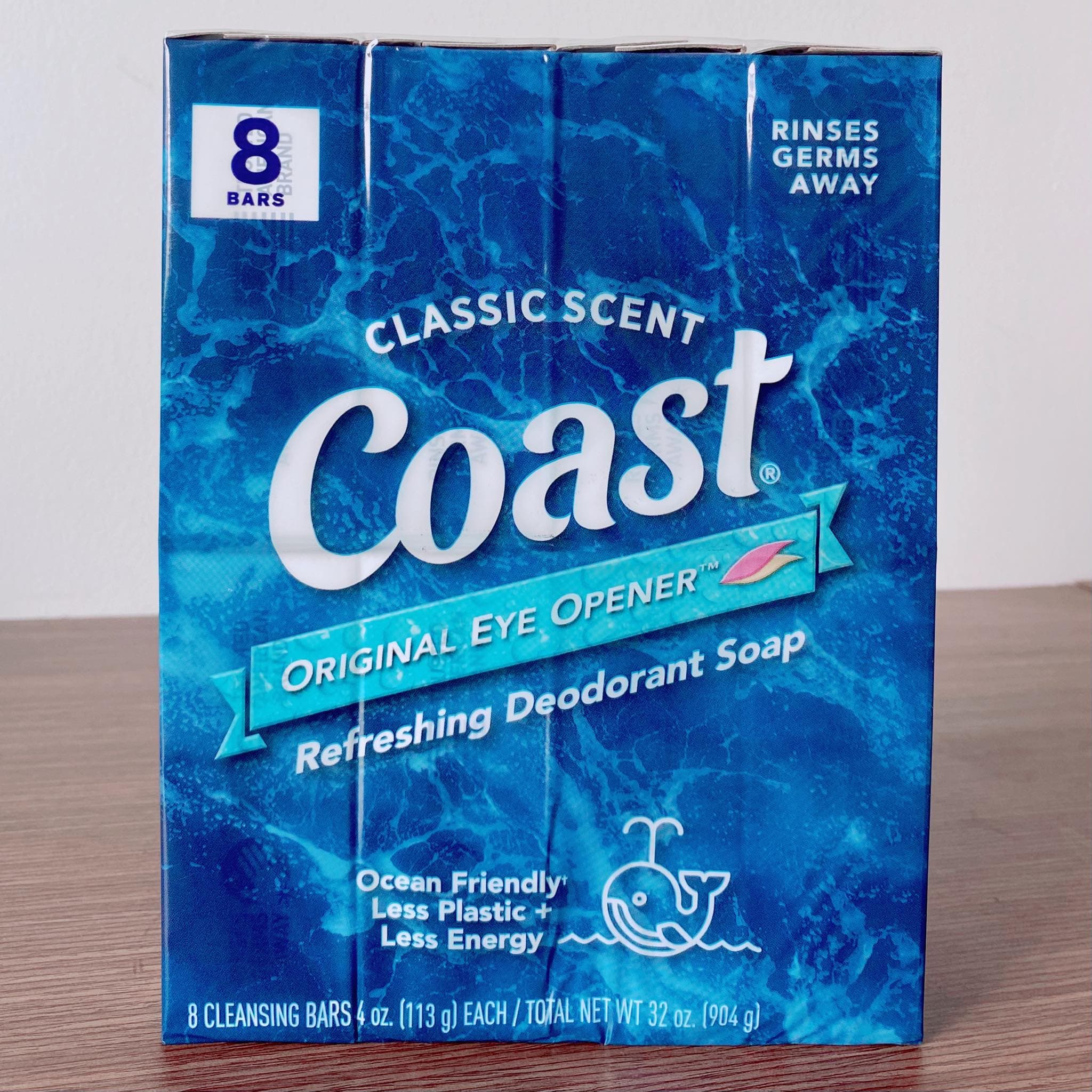 Lốc 8 bánh xà bông Coast 113g x 8 Made in USA
