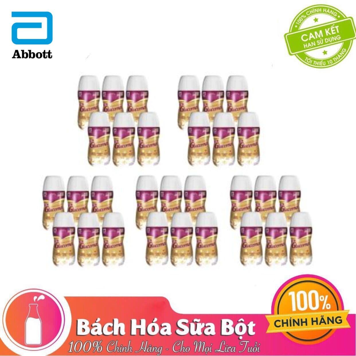Thùng 30 chai sữa pha sẵn Glucerna 220mlChai