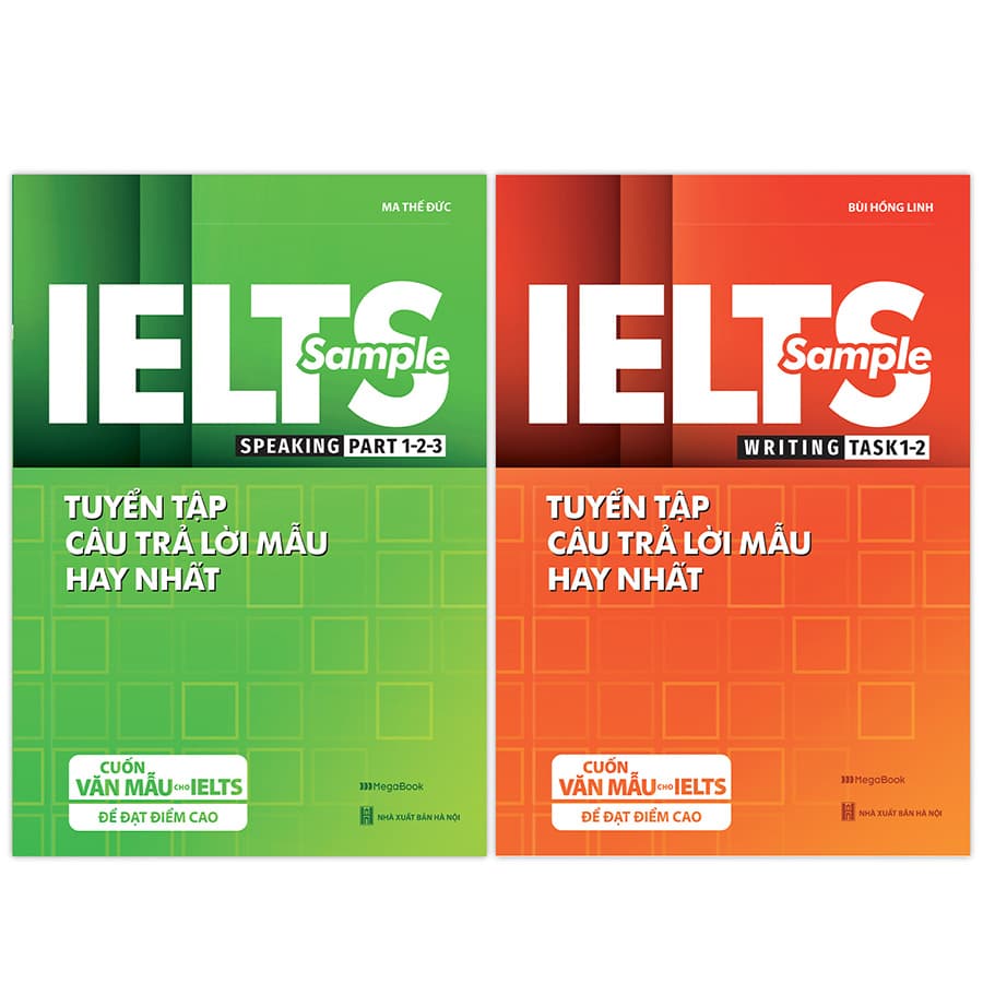 Combo IELTS SAMPLE Writing 1 2 &Speaking 1 2 3 Tuyển tập câu trả lời mẫu hay nhất