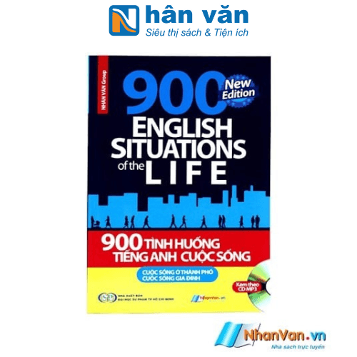 Sách 900 Tình Huống Tiếng Anh Cuộc Sống Kèm CD