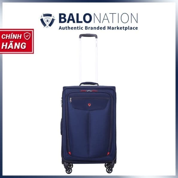 Vali Kéo Vải Du Lịch SAKOS WINNER 7 Size L 28inch Ký Gửi Đại Khóa TSA Chống Thấm Trượt Nước Xanh Navy