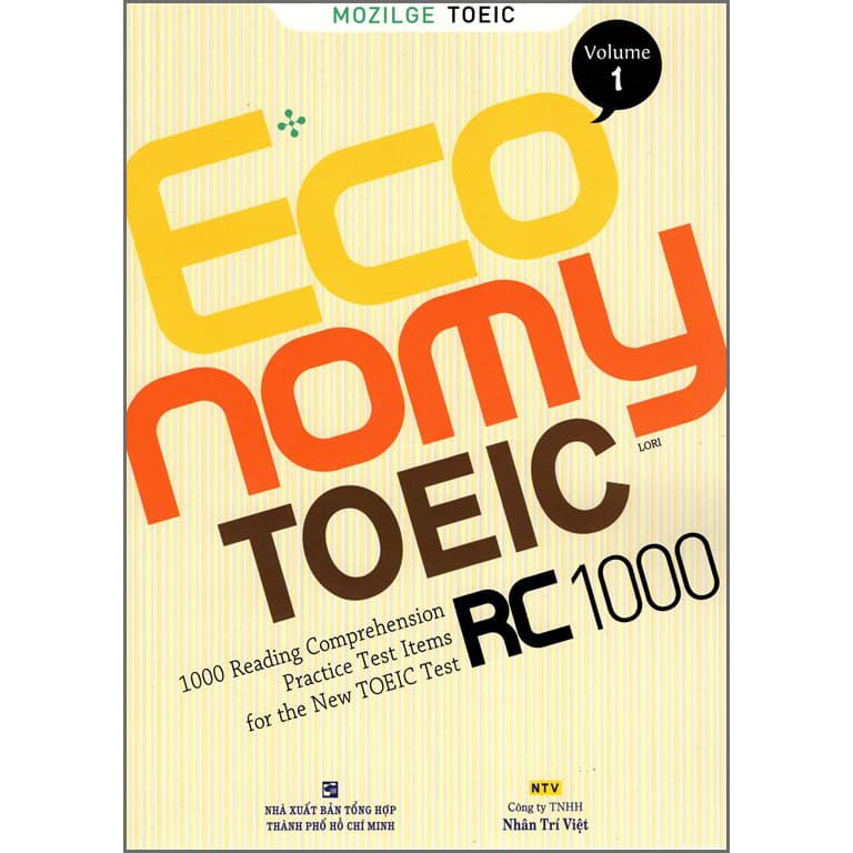 Sách Economy TOEIC RC1000 Volume 1