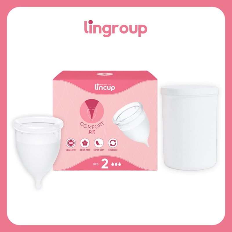 Bộ sản phẩm cốc nguyệt san Lincup 40ml