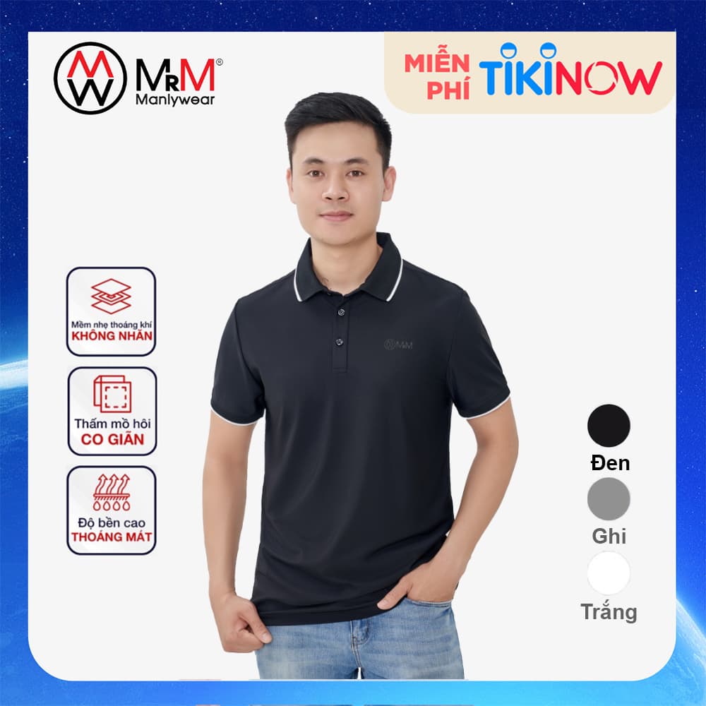 Áo thun Polo Nam Coolmax Premium nam tính thanh lịch sang trọng MRM Manlywear Den XXL