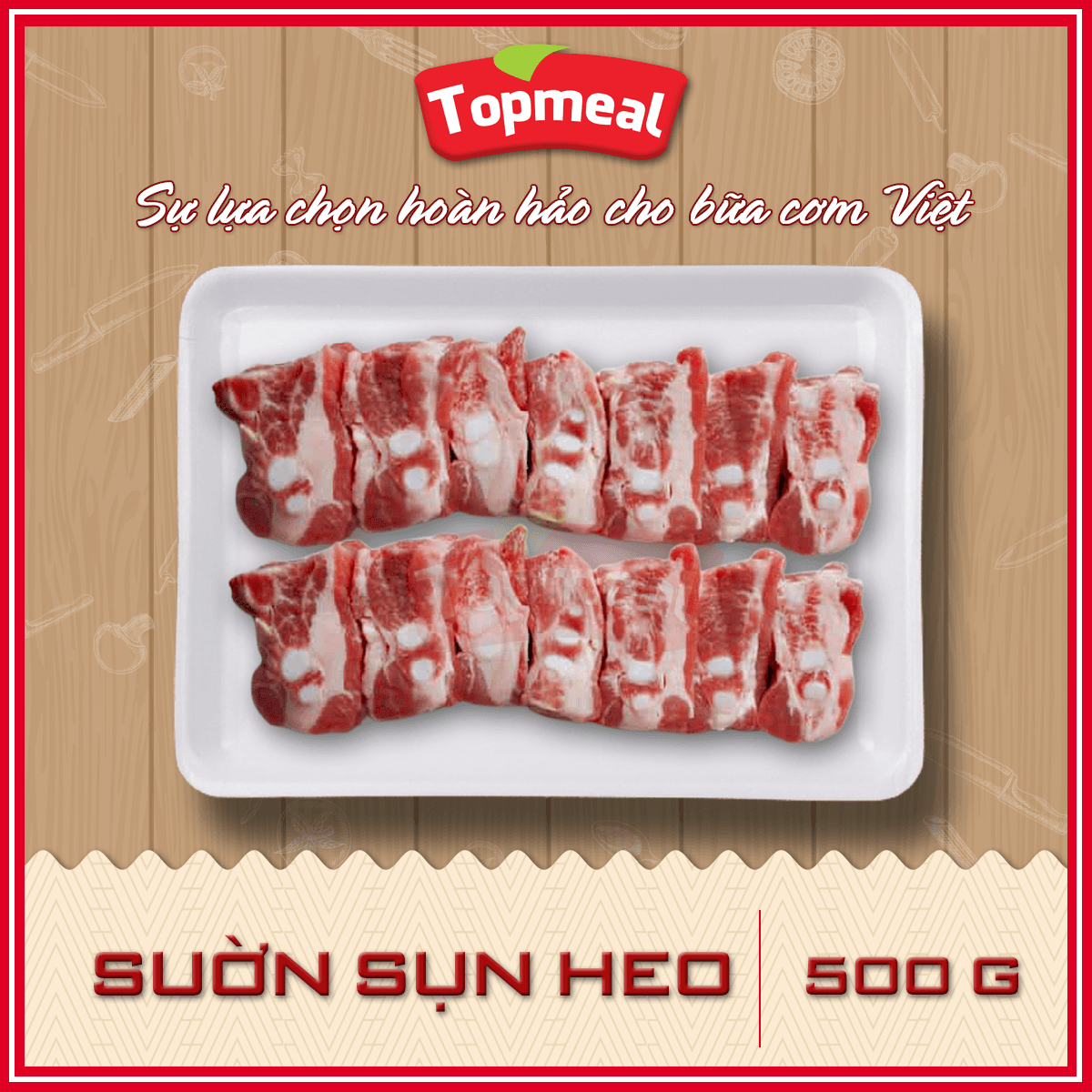 HCM Sườn sụn heo 500g Thích hợp với các món cháo hầm súp ... Giao nhanh TPHCM