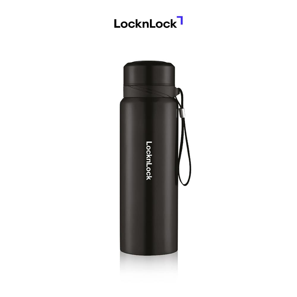 Bình Giữ Nhiệt Bằng Thép Không Gỉ Lock&ampLock Vacuum Bottle LHC6180BLK 800ML Màu Đen