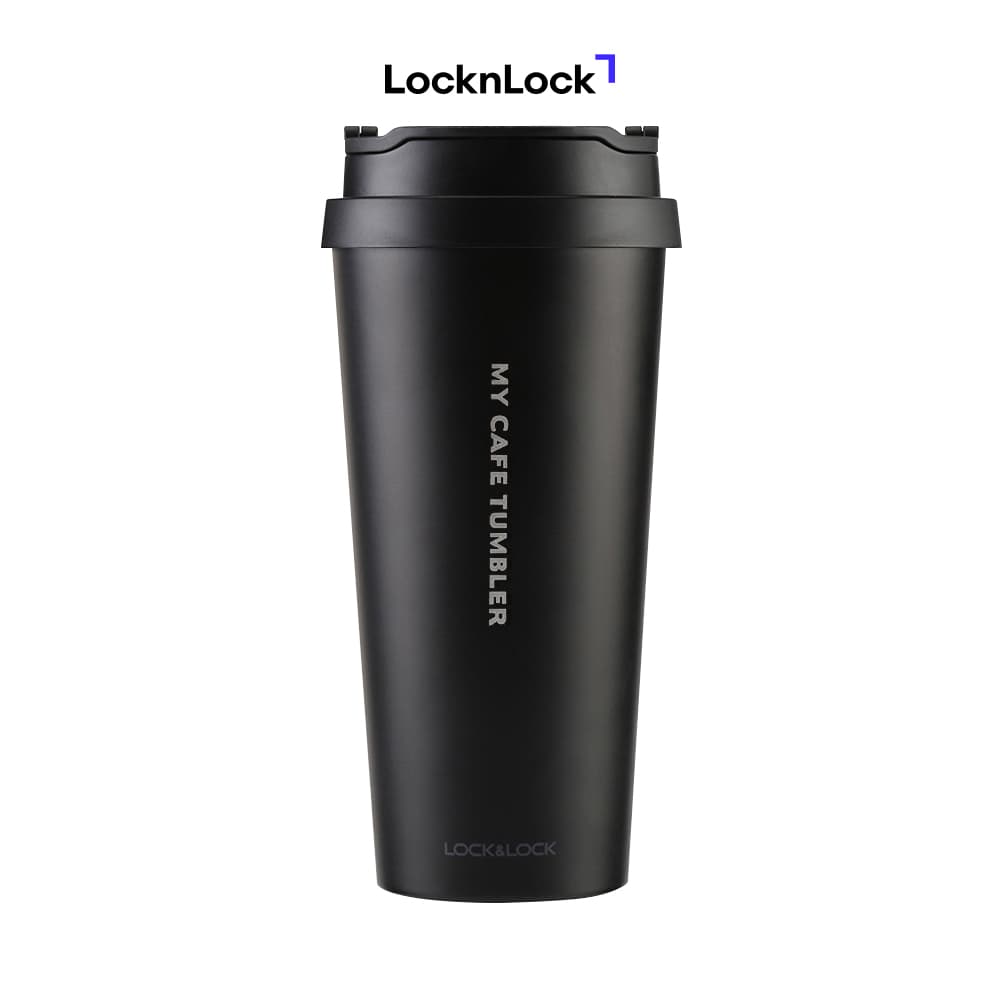 Ly Giữ Nhiệt Bằng Thép Không Gỉ Lock&Lock Clip Tumbler LHC4151BLK 540ml Đen
