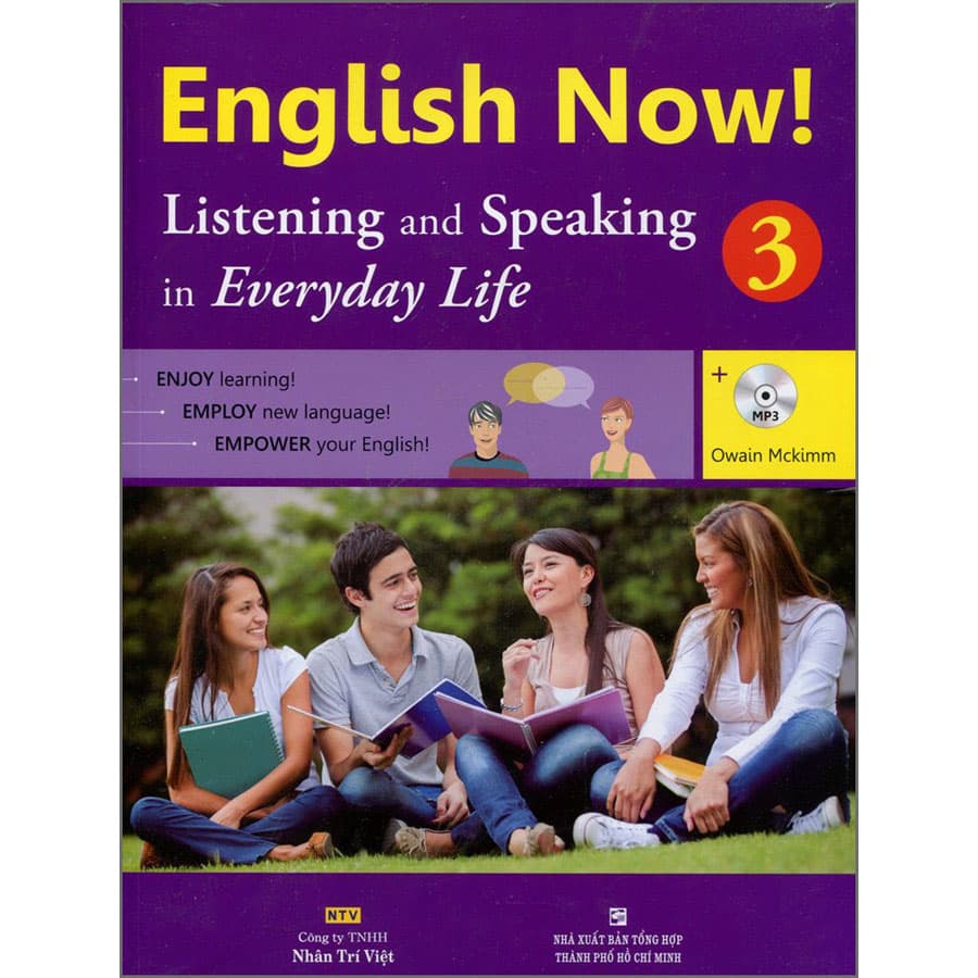 Sách English Now 3 Listening And Speaking Kèm CD