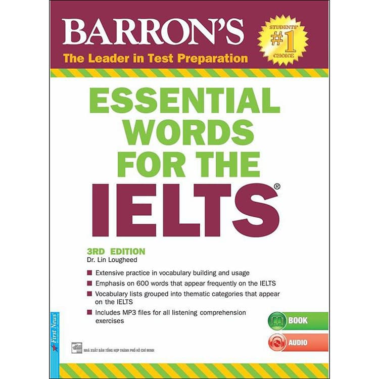 Sách Barrons Essential Words For The Ielts Tái Bản