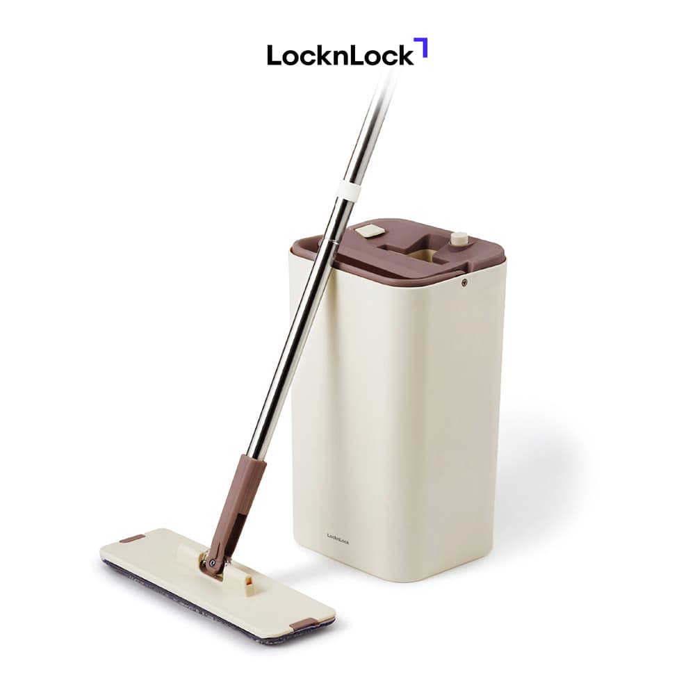 Bộ Cây Lau Nhà Lock&Lock Squeeze Flat Mop ETM471