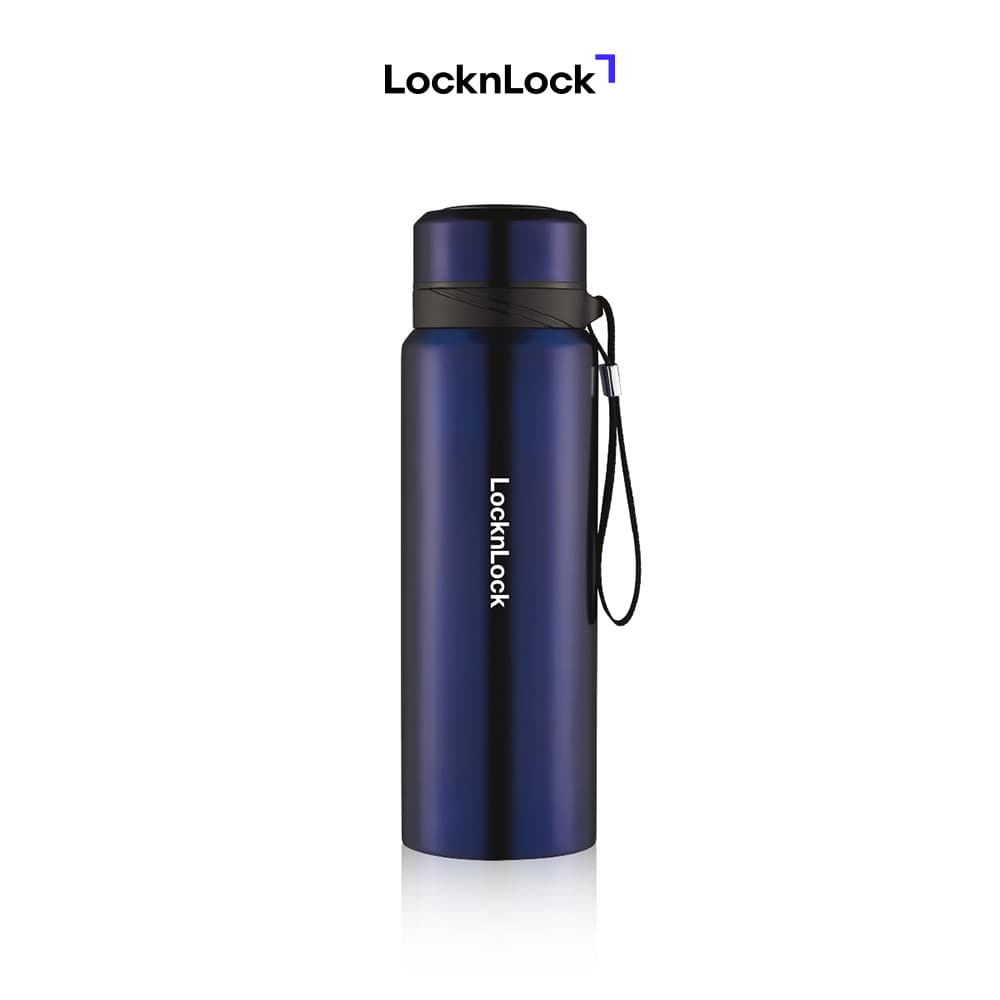 Bình Giữ Nhiệt Bằng Thép Không Gỉ Lock&ampLock Vacuum Bottle LHC6180FU 800ML Xanh Đậm