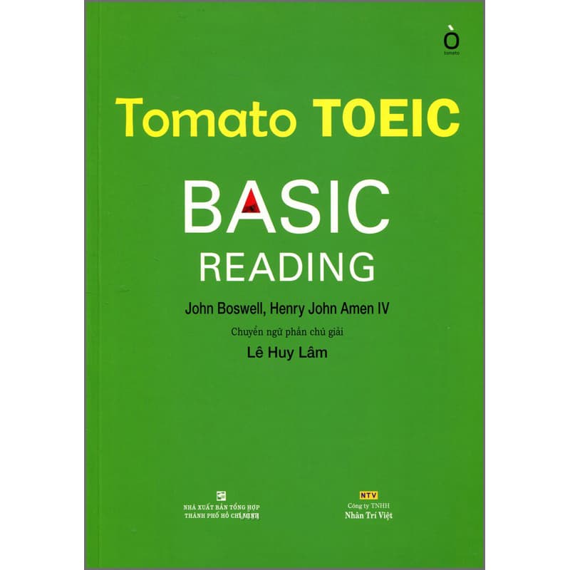 Sách Tomato Toeic Basic Reading