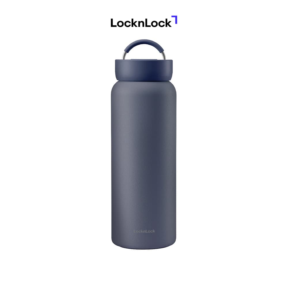 Bình giữ nhiệt bằng thép không gỉ LocknLock Jumbo Tumbler LHC4300NVY 900ML Màu xanh navy