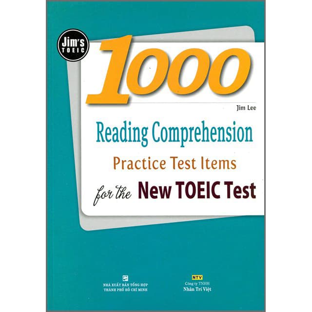 Sách 1000 Reading Comprehension Practice Test Items For The Toeic Test Tái Bản