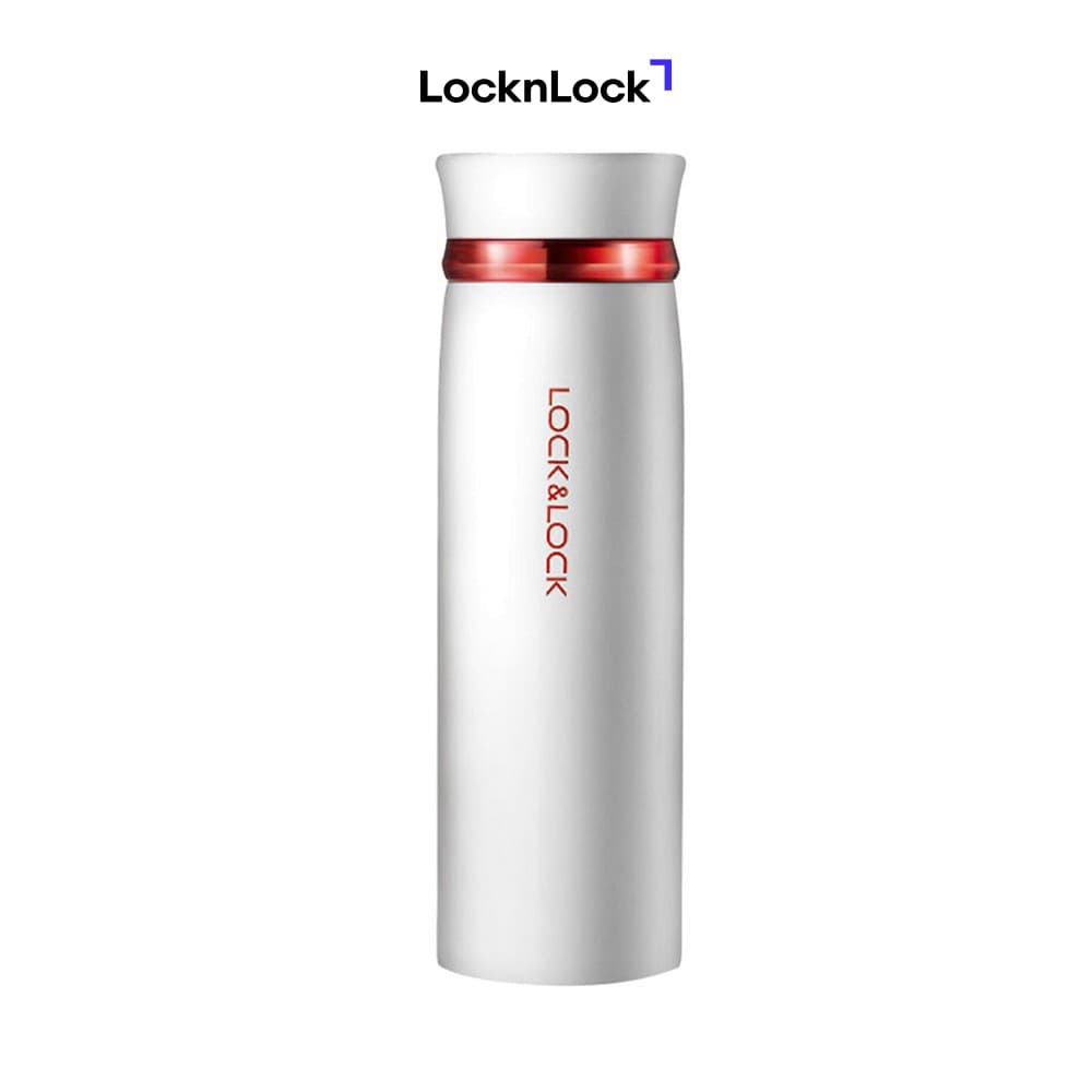 Bình Giữ Nhiệt Feather Light Lock&Lock LHC4131WR 450ml Trắng Đỏ