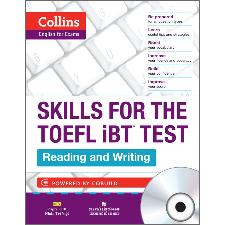 Sách Collins Skills For The TOEFL iBT Test Reading And Writing Kèm CD