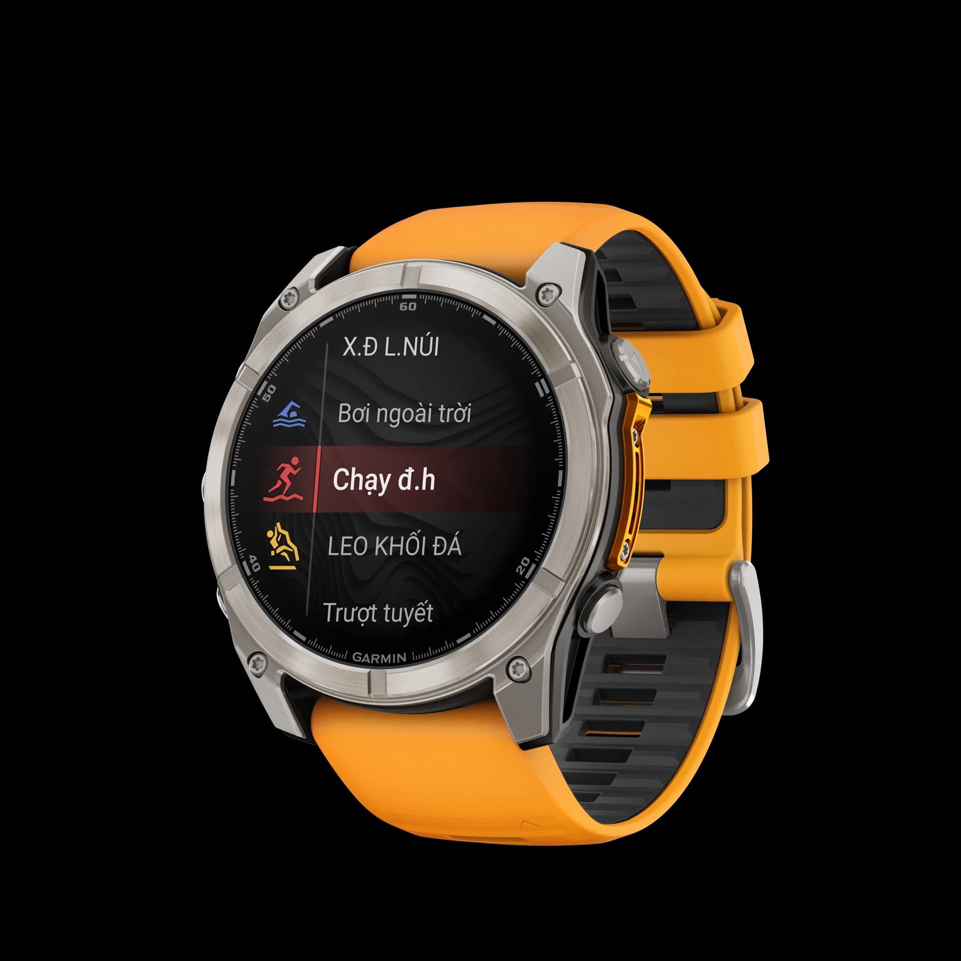 Đồng hồ thông minh Garmin Fenix 8 51mm Sapphire AMOLED Edition