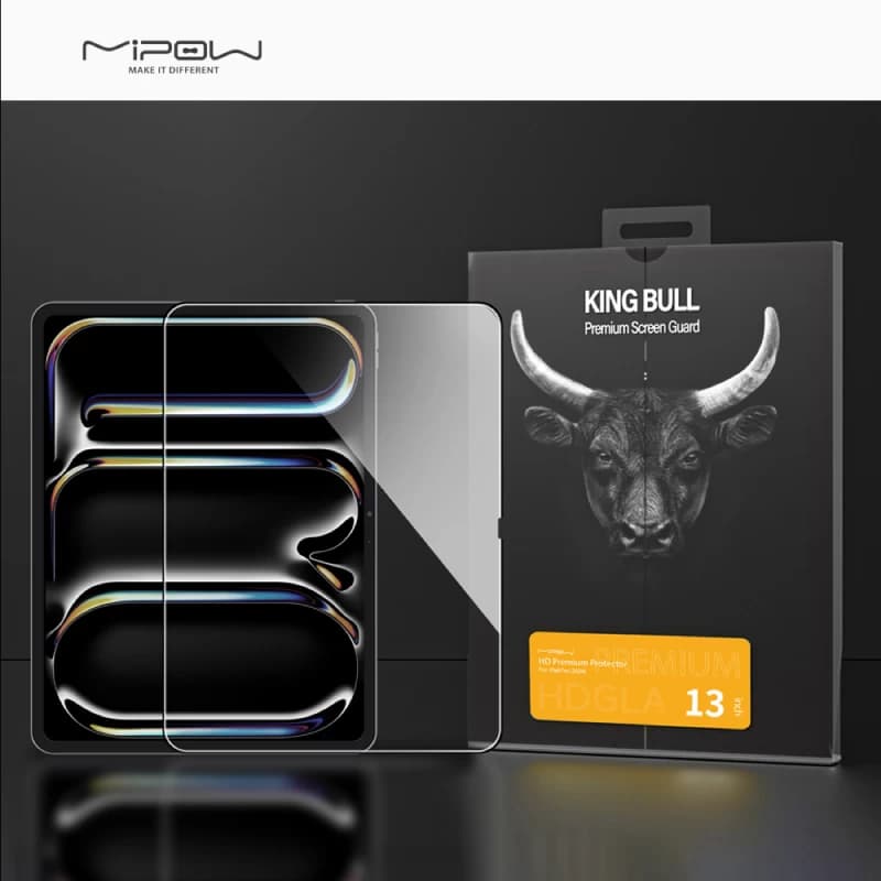 Dán cường lực Mipow Kingbull HD Premium Protector for ipad Pro 13inch 2024