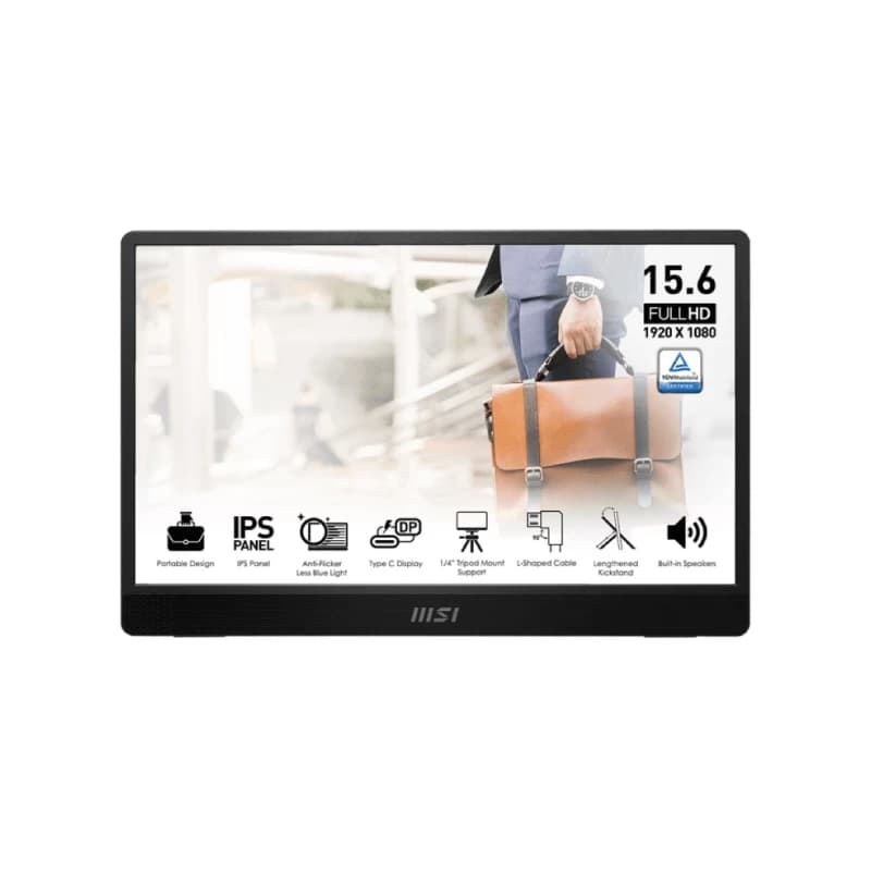 Màn hình di động MSI PRO MP161 E2 (15.6" FHD IPS 60Hz Có loa)