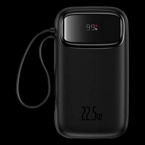 Pin Dự Phòng Baseus Qpow2 Dual Cable Digital Display 22.5W 20000mAH