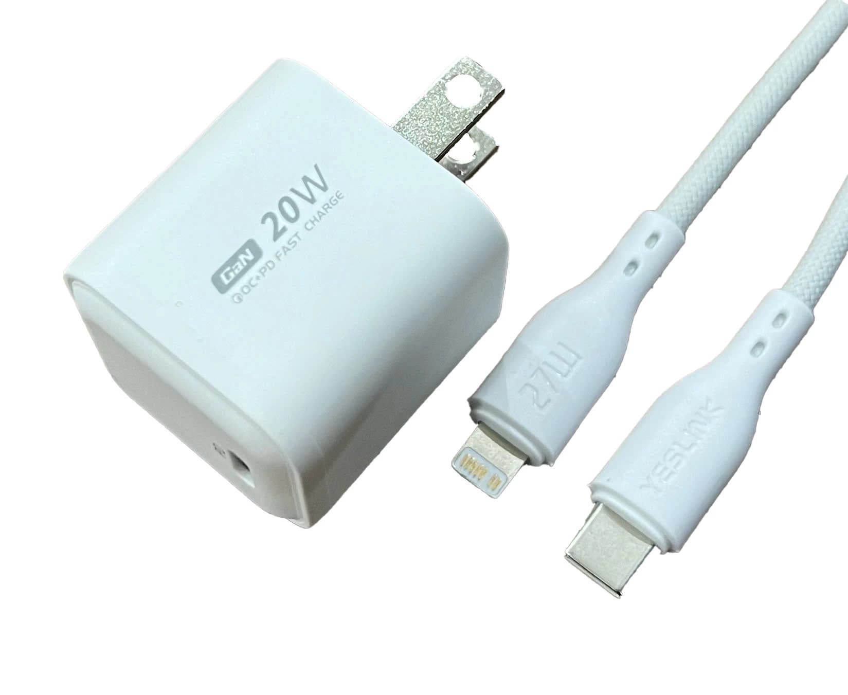 Bộ Sạc Nhanh 20w Yeslink C Lightning T202