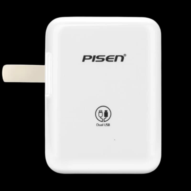 Sạc Pisen Dual USB Charger 2.4A 17W TS C070 White