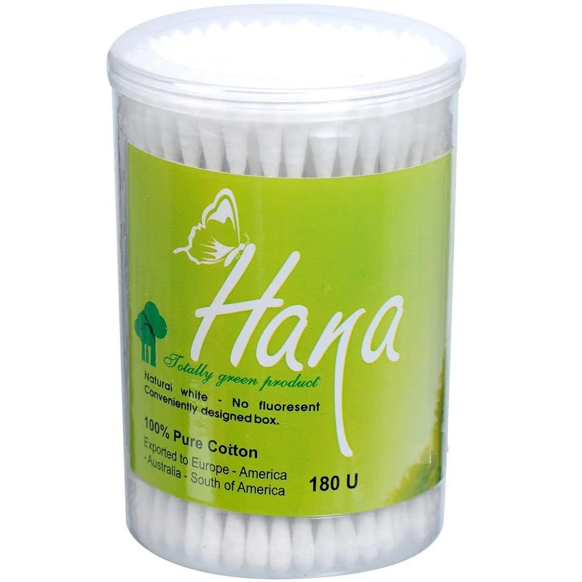 Tăm bông trẻ em cao cấp Hana Nắp xoay thông minh