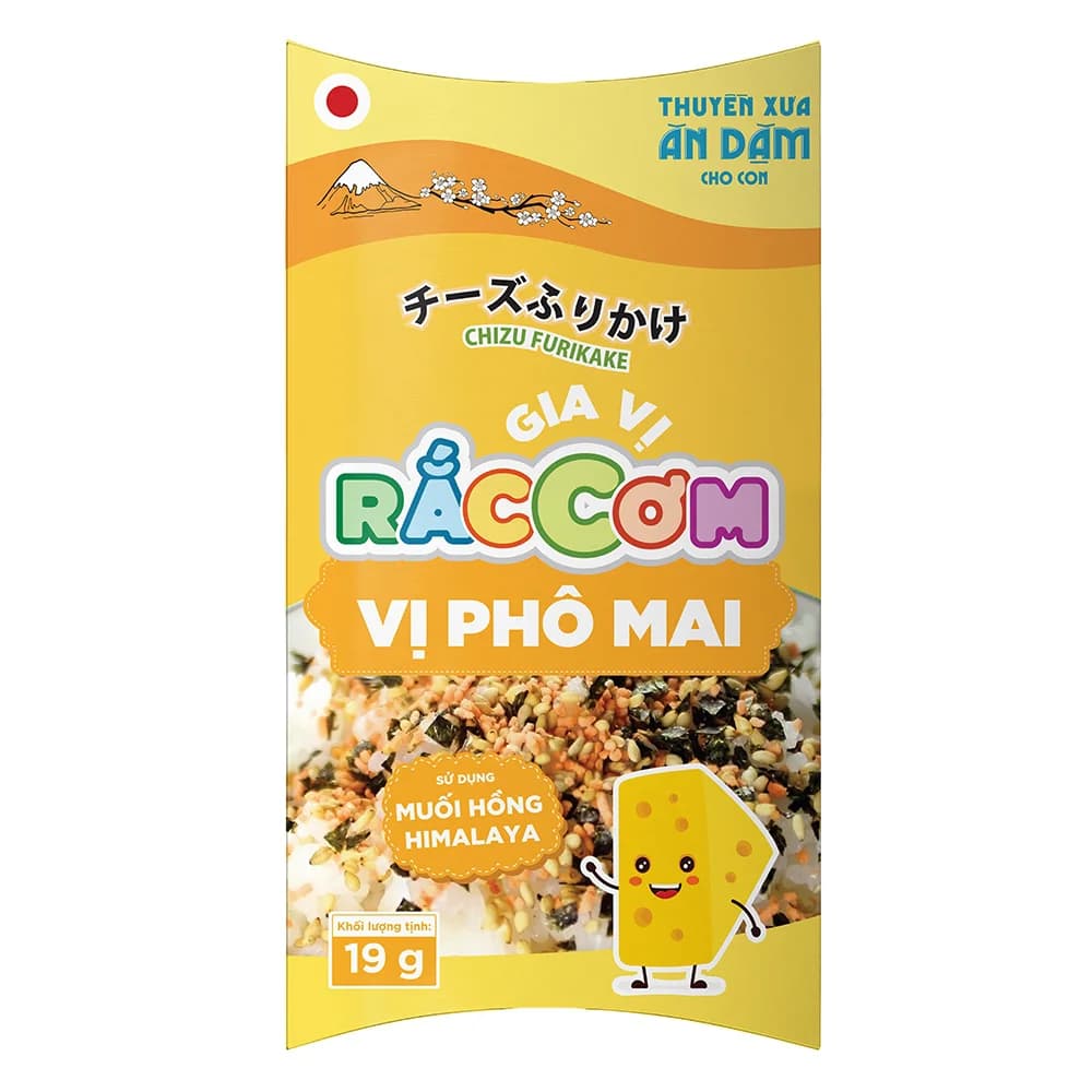 Thuyền Xưa Ăn Dặm Cho Con Gia vị rắc cơm Vị Cá Phô Mai 19gr