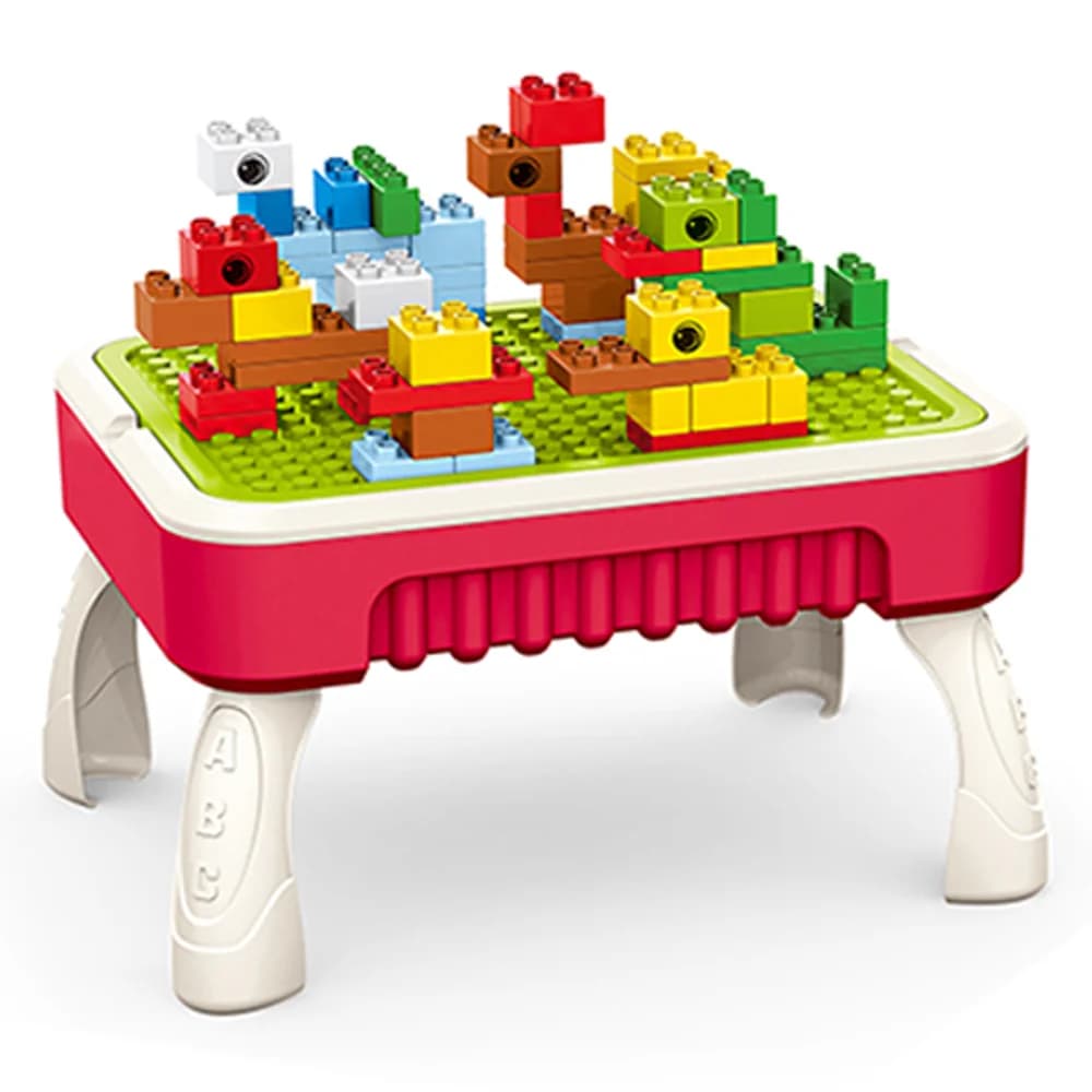 Bộ hộp đựng và bàn lego lắp ráp 4 in 1 kèm bảng vẽ 50pcs CY370782 (giao ngẫu nhiên)