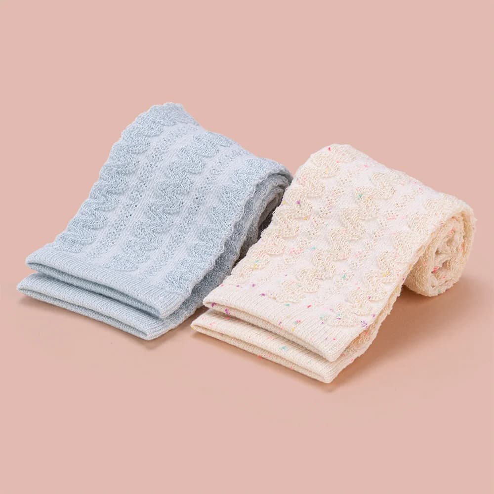 Set 2 đôi vớ lưới bé gái sợi tre Animo I0921018 (18M 3Y Nhiều màu Giao màu ngẫu nhiên)