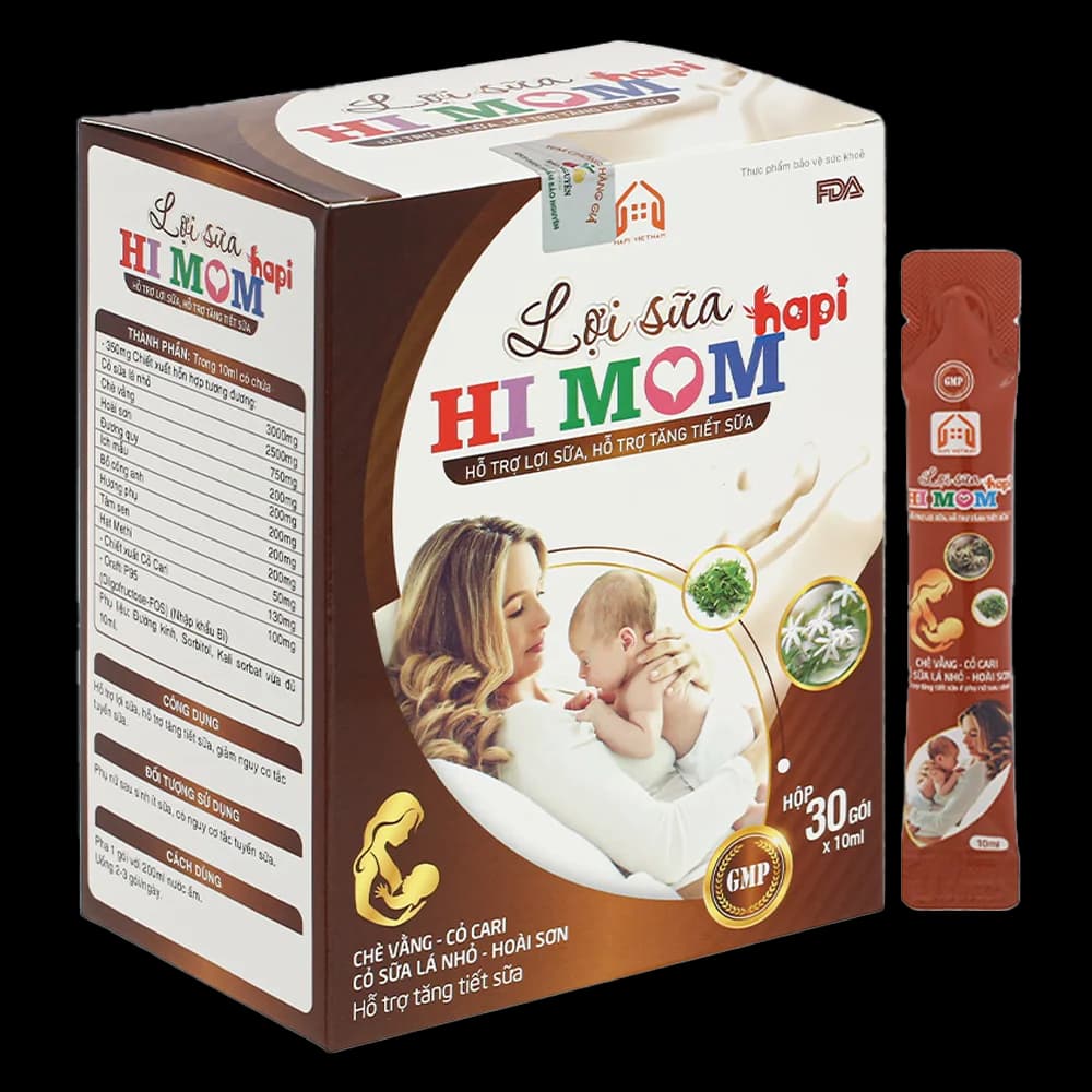 Lợi sữa Hi Mom Hapi (hộp 30 gói)