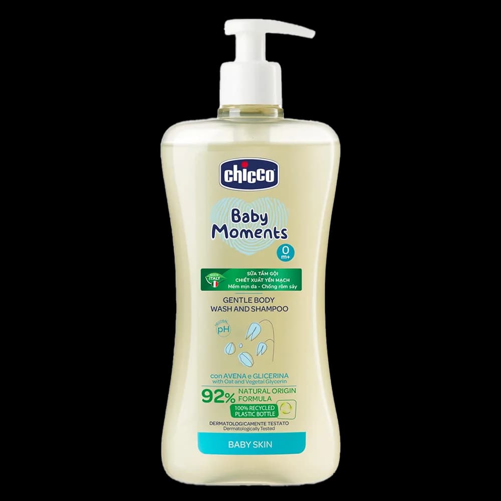 Sữa tắm gội chiết xuất Yến Mạch 0M+ Chicco 500ml