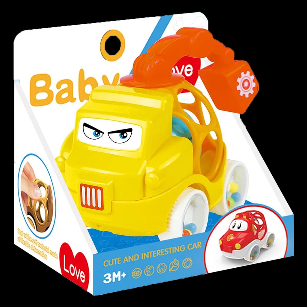 Đồ chơi xe cần cẩu kèm xúc xắc CY544327 C308 (Vàng)