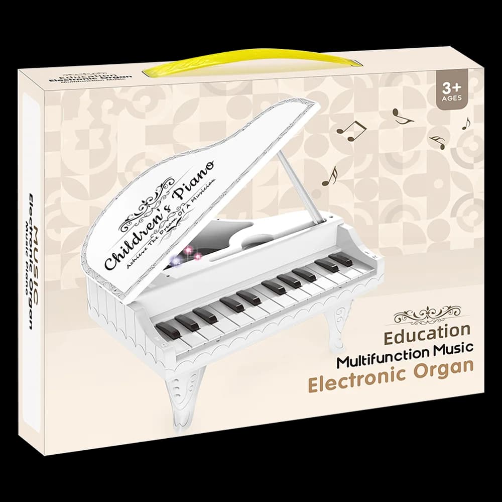 Đàn piano mini điện tử có đèn CY570102 (Trắng)