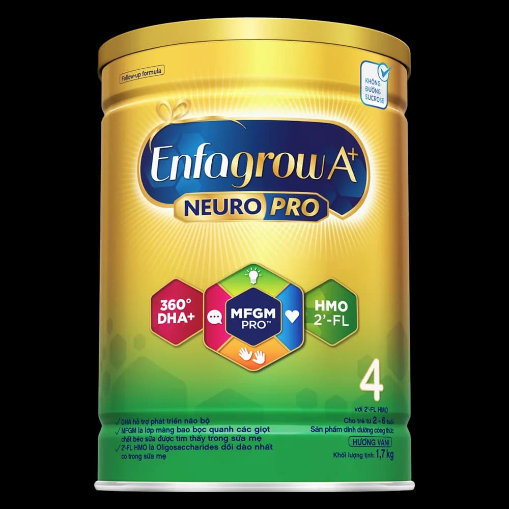 Sữa Enfagrow A+ số 4 1700g (2 6 tuổi) 2Flex