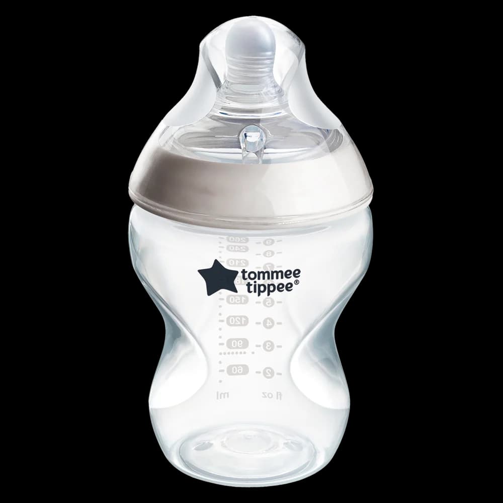 Bình sữa PP ty siêu mềm tự nhiên Tommee Tippee Natural Start 260ml núm ty đi kèm 3 6 tháng