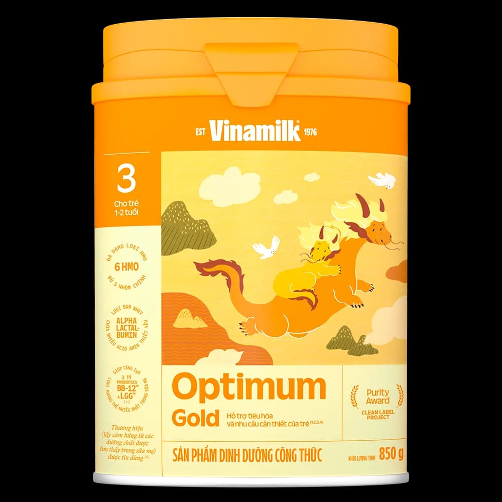 Vinamilk Optimum Gold 3 850g (1 2 tuổi)