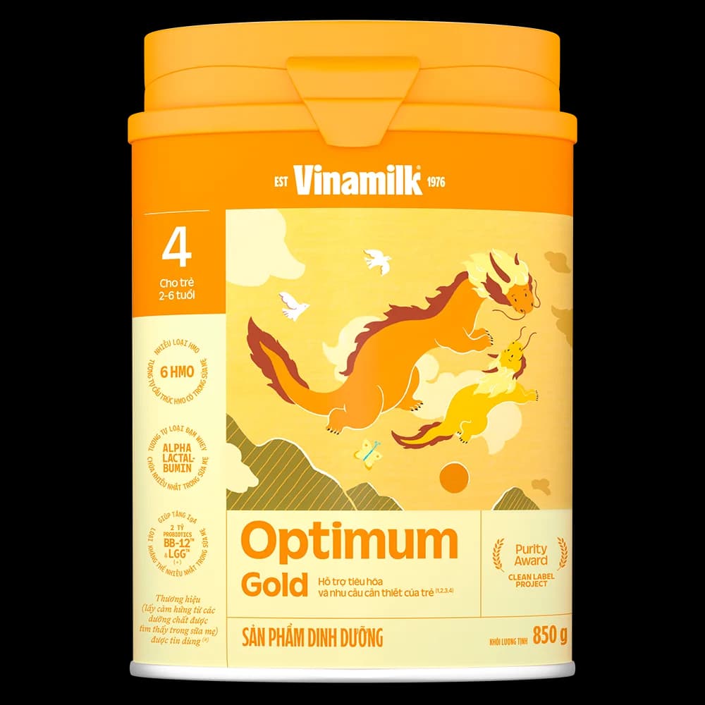 Sữa Vinamilk Optimum Gold 4 850g (2 6 tuổi)