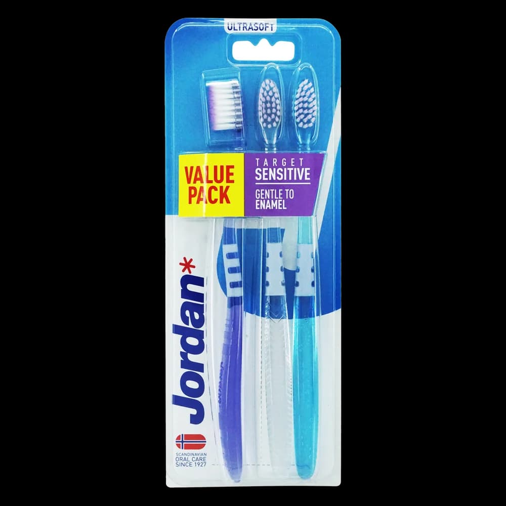 Bàn chải đánh răng người lớn Jordan Target Sensitive ( Vỉ 3) ( )