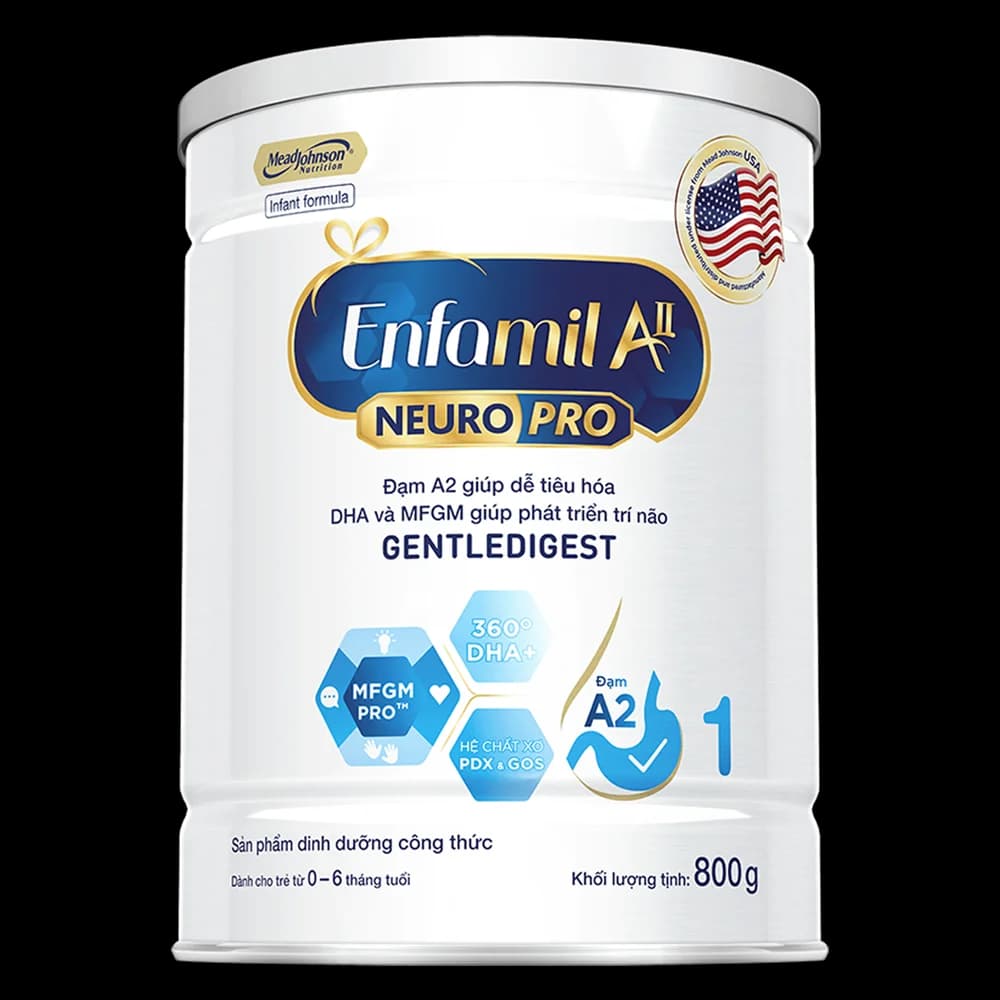 Sữa Enfamil A2 NeuroPro số 1 800g (Infant Formula 0 6 tháng)