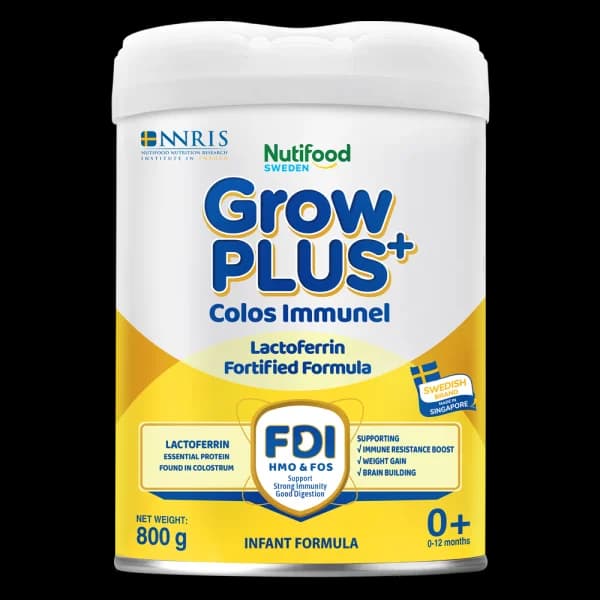 Sữa GrowPLUS+ Colos Immunel 0+ 800g (dưới 1 tuổi) (Giao bao bì ngẫu nhiên)