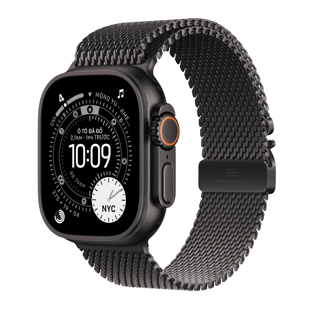 Apple Watch Ultra 3 49mm (5G) Viền Titan Dây Thép Size M Apple Việt Nam
