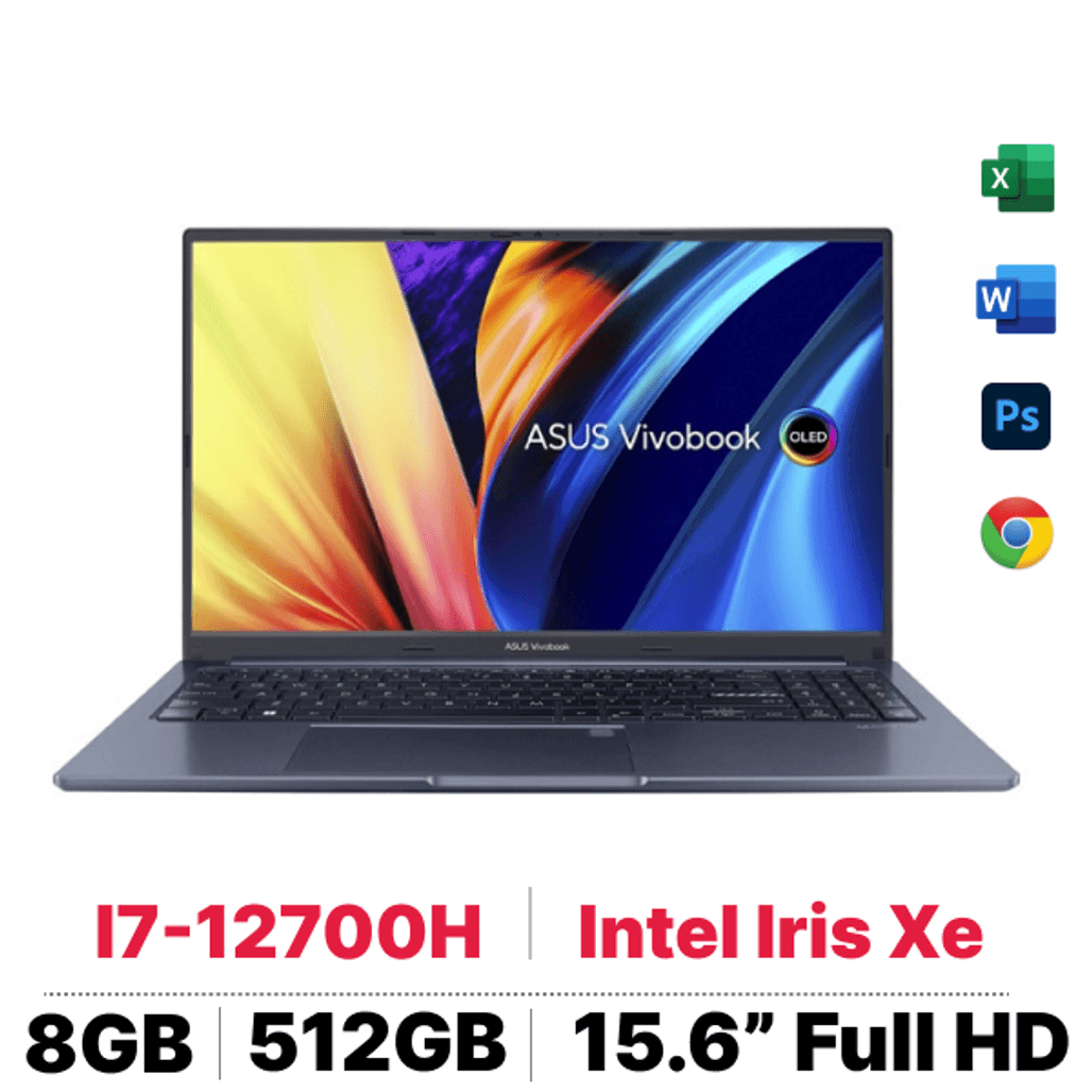 Laptop ASUS Vivobook 15X OLED A1503ZA L1352W Cũ Xước Cấn