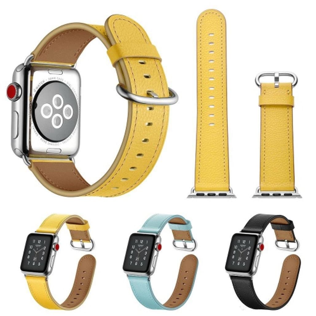 Dây Apple Watch Jinya Fresh Leather 45 44 42 mm
