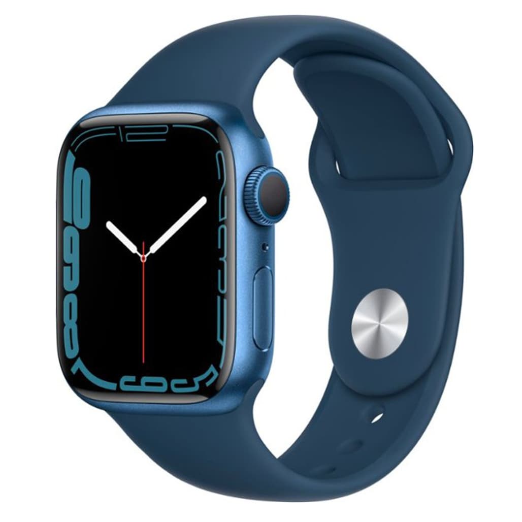 Apple Watch Series 7 41mm (GPS) Viền nhôm dây cao su Cũ Xước Cấn