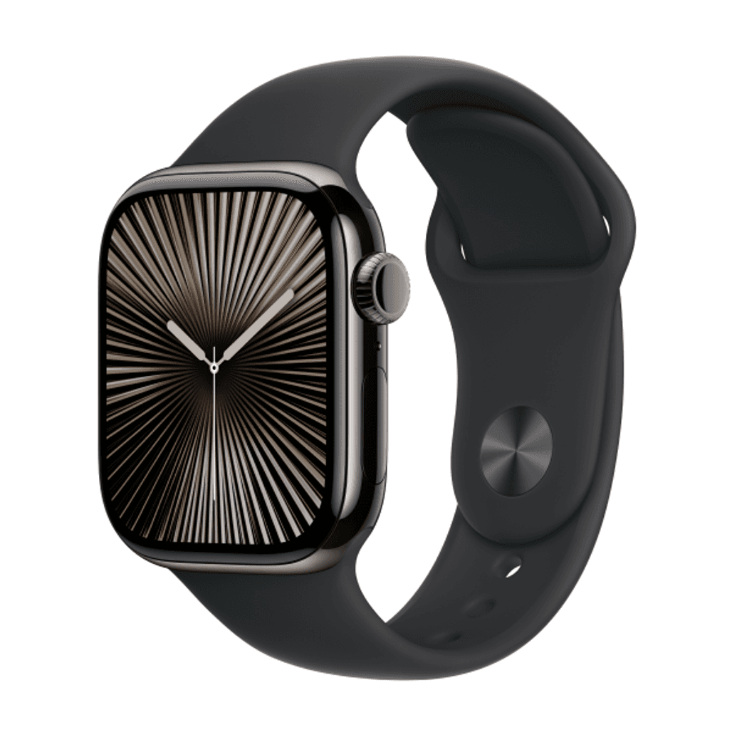 Apple Watch Series 10 46mm 4G Viền Titan Dây Cao Su Size S M Cũ Trầy Xước
