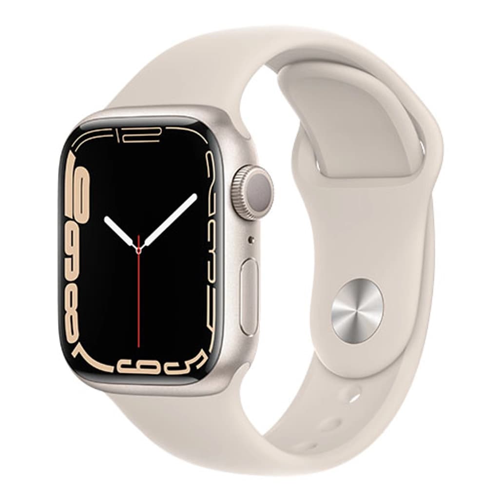 Apple Watch Series 7 45mm (GPS) Viền nhôm dây cao su Cũ Xước Cấn
