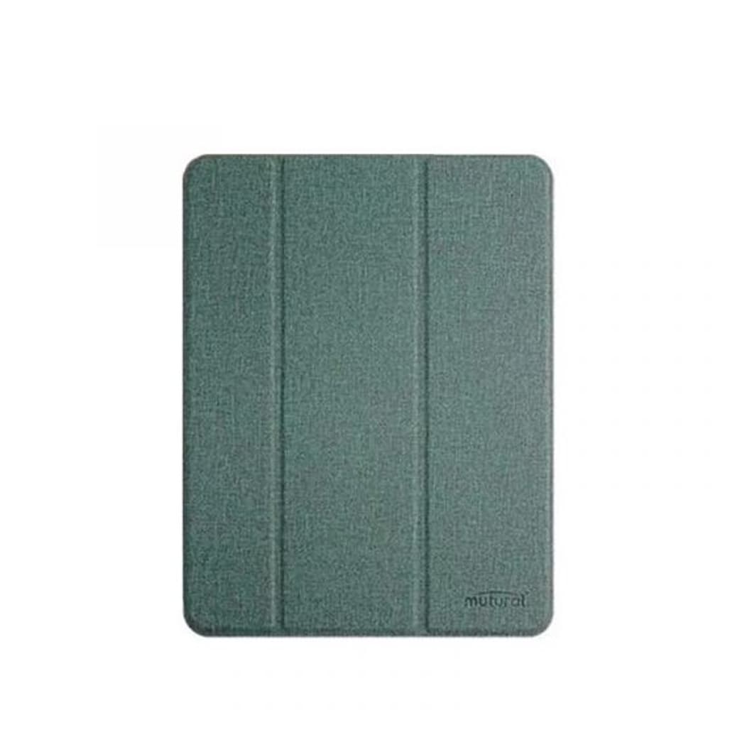 Bao da Mutural Design Folio cho Apple iPad 10.2 2021 Xanh Rêu
