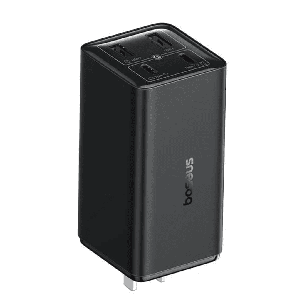 Sạc nhanh Baseus GaN6 Pro 2C + 2U 100W US kèm cáp C C 100W 1m